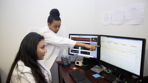 Students at a Computer