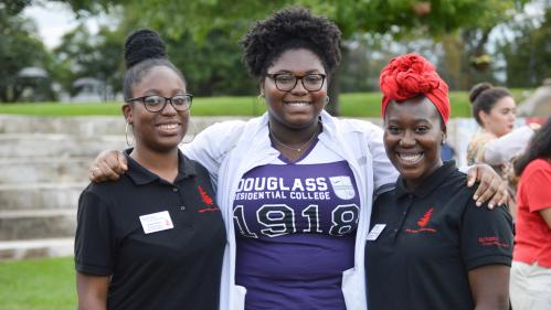 Students at Student Organization Fair 