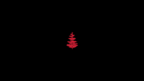 red pine on black