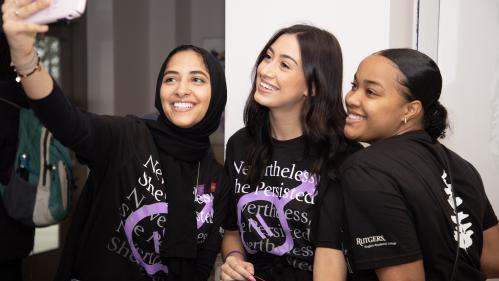 Students at Women's Day