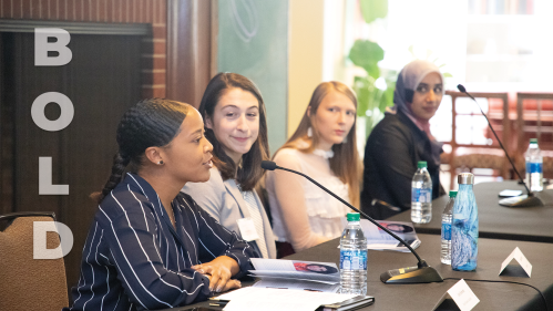 panelists at conference