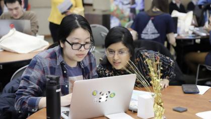 Students on Computer