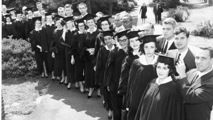 Commencement in the 1960s