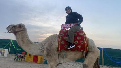 Student on Camel