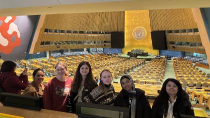 Students at United Nations 