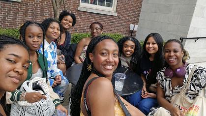 The Africana House Students on a Field Trip