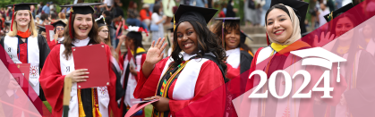 Graduates at Spring Convocation