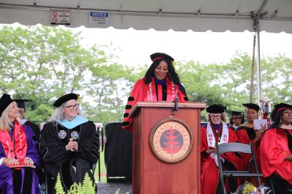 Chancellor Francine Conway Speaks at Convocation 