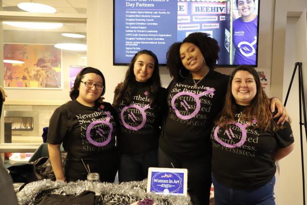 Students at Women's Day 