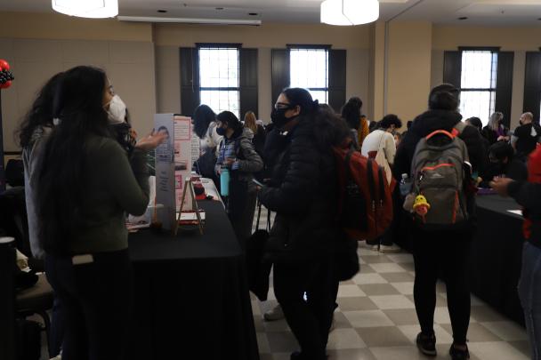 Students at IWD