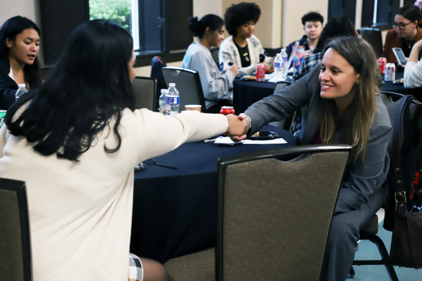 Students at the Career Conference 