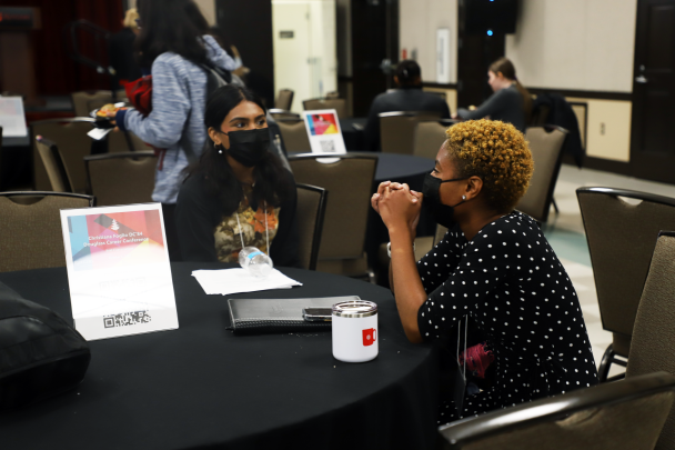 Students at the Career Conference 