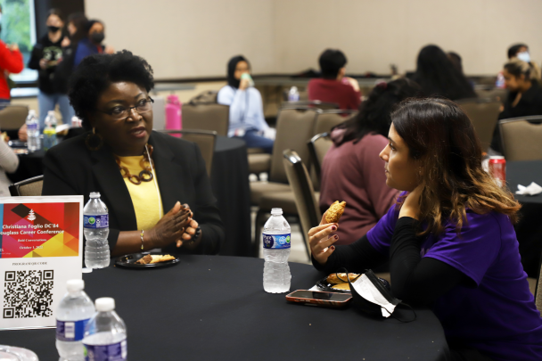 Students at the Career Conference 