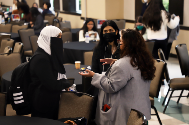 Students at the Career Conference 