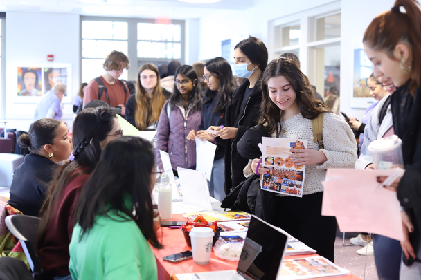 Students speak at Women's Day 