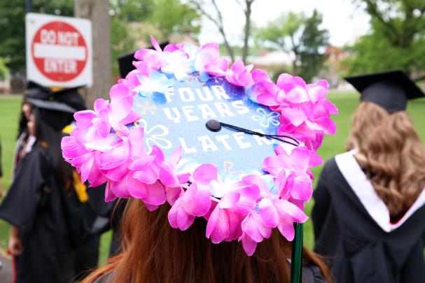 decorated grad cap