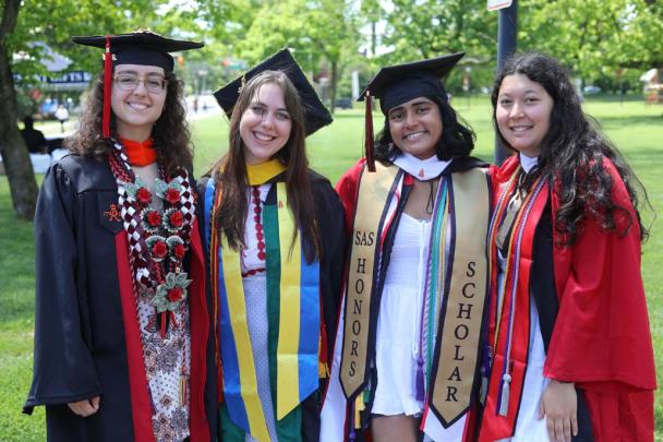 Students at Graduation