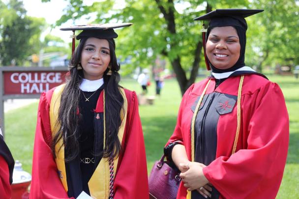 Students at Graduation