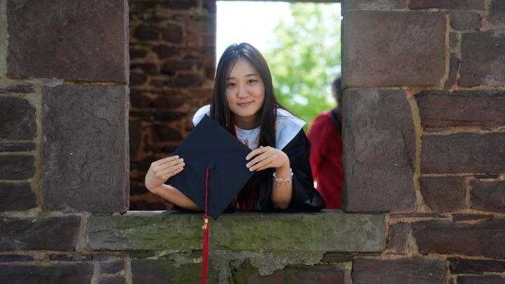 Students at Graduation