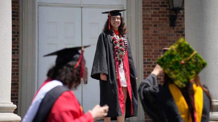 Students at Graduation