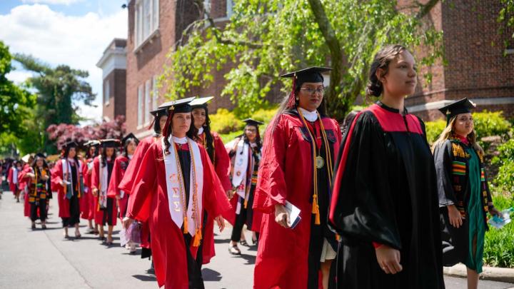 Students at Graduation