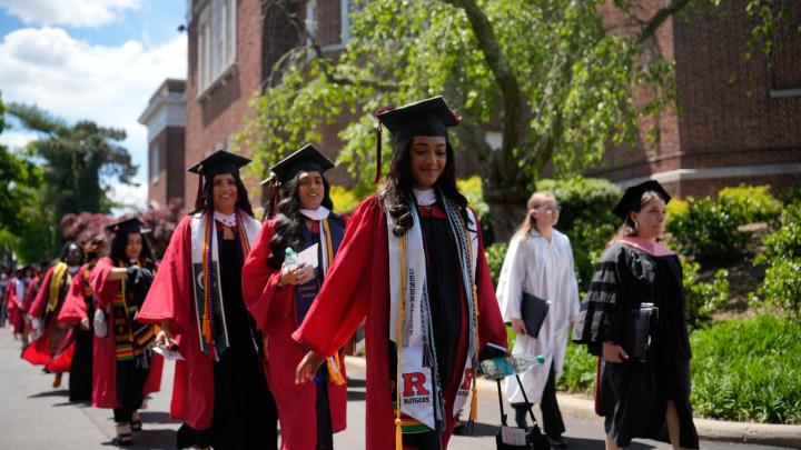 Students at Graduation