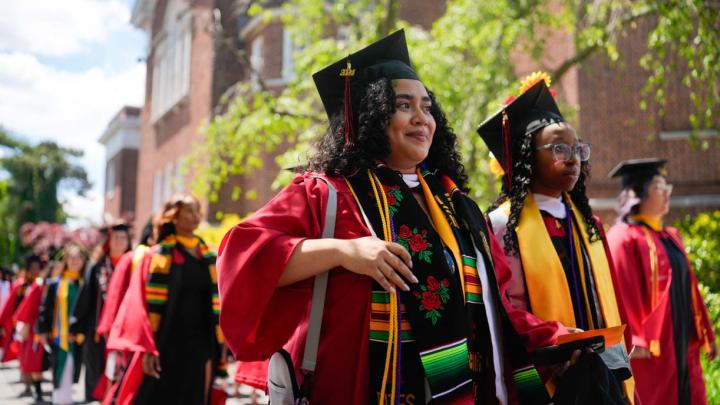 Students at Graduation