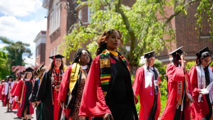 Students at Graduation