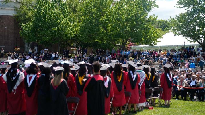 Students at Graduation