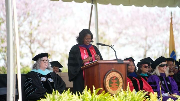 Students at Graduation