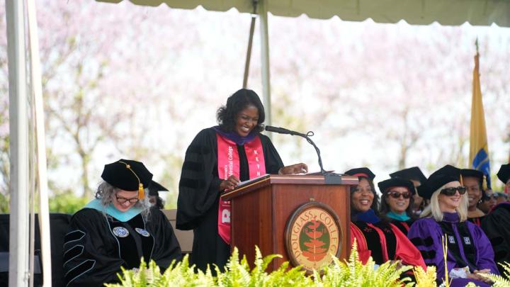 Students at Graduation