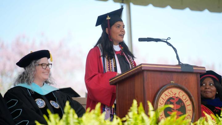 Students at Graduation