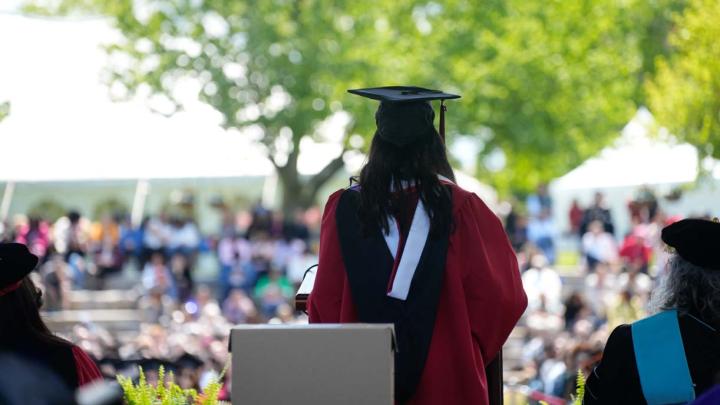 Students at Graduation