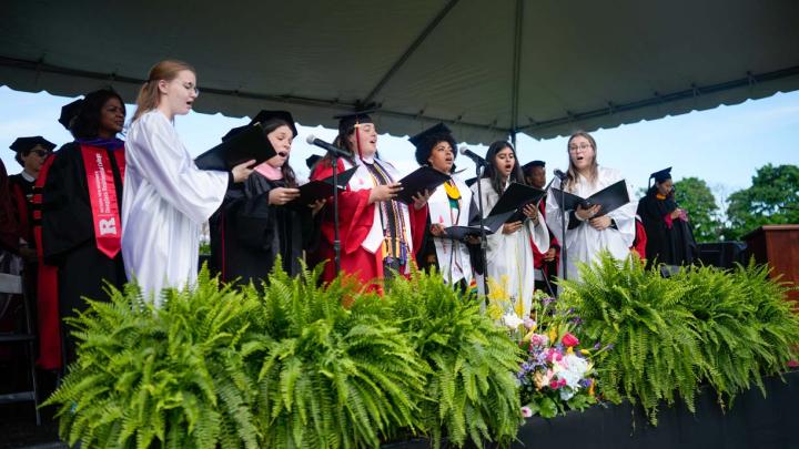 Students at Graduation