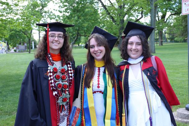 Students at Graduation