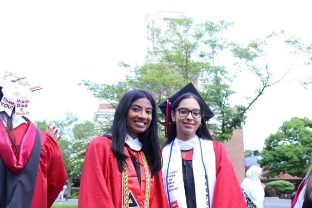 Students at Graduation