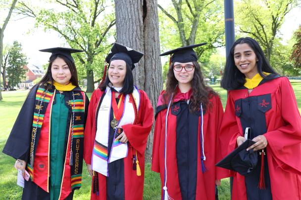 Students at Graduation