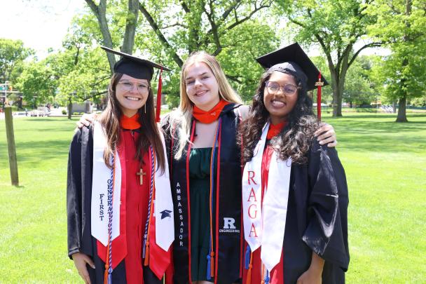 Students at Graduation