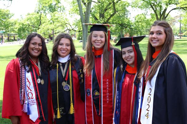 Students at Graduation