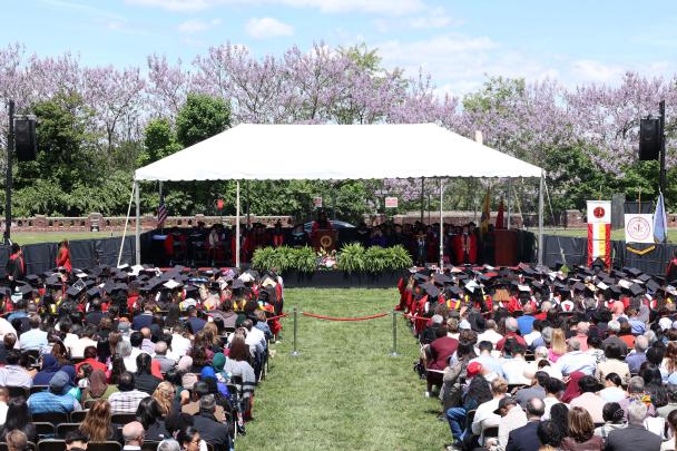 Audience at Graduation