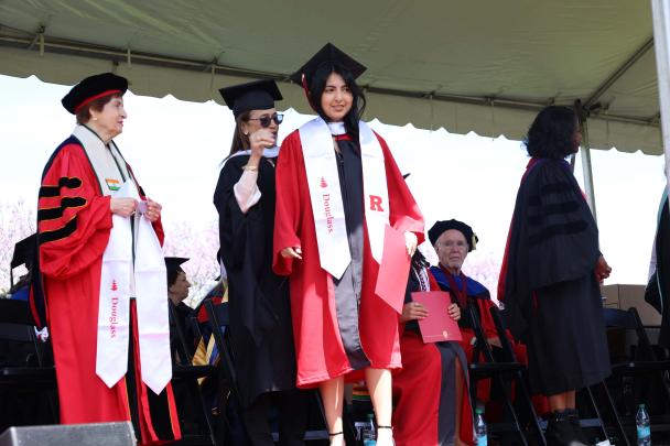 Students Cross the Stage