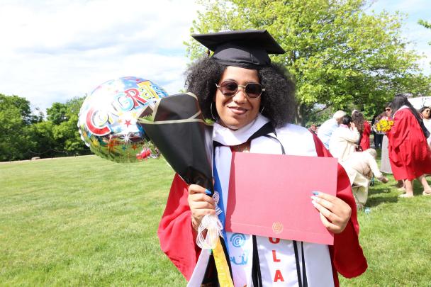 Students at Graduation