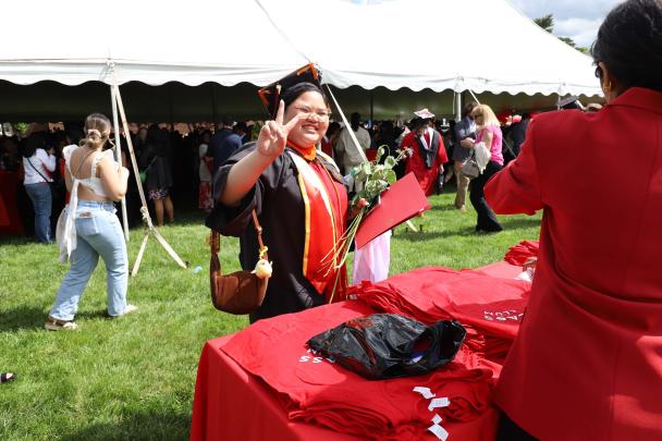 Students at Graduation