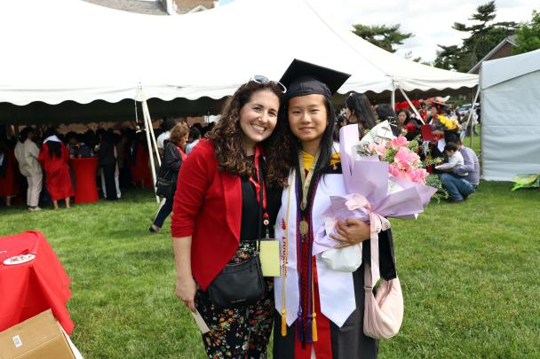 Students at Graduation