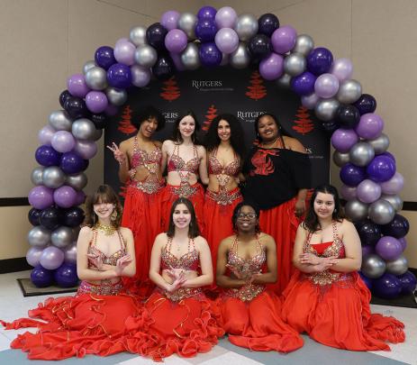 Students pose for photo