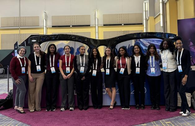 Group stands for photo