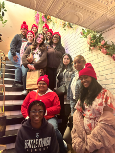 Douglass Students at Theater Steps